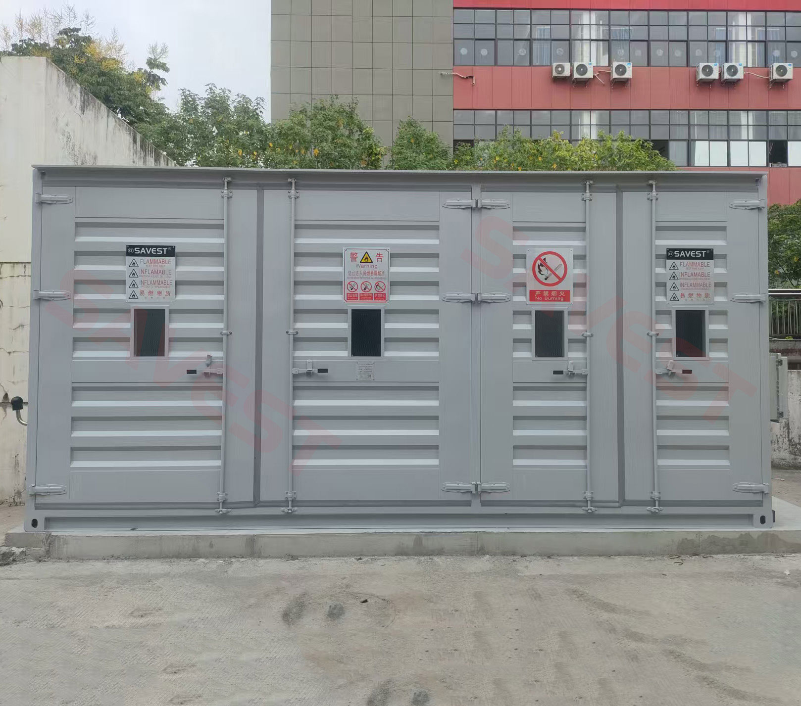 户外暂存柜